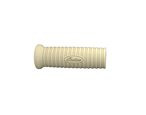 Premium Indian Chief Chieftain Roadmaster Ivory Hand Grips - Comfortable Motorcycle Handle Grips for Harley, Honda, Yamaha - Perfect for Long Rides & Custom Bike Upgrades