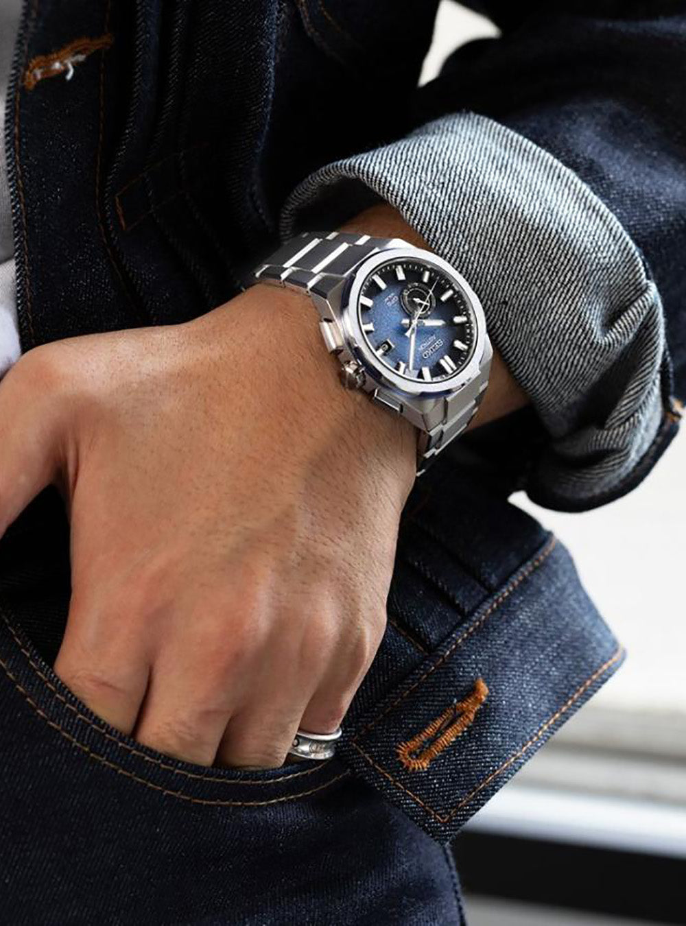 SEIKO Astron GPS Solar Watch for Men - Japanese Made Luxury Chronograph - Perfect for Business, Travel & Outdoor Adventures