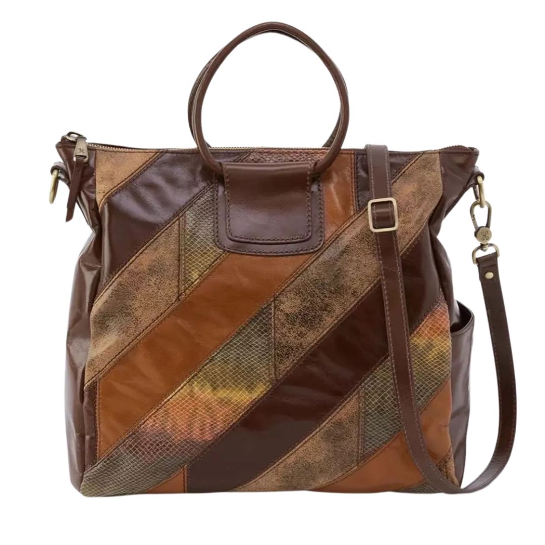 HOBO Sheila Large Satchel Bag for Women - Genuine Leather Crossbody Purse - Stylish & Spacious Handbag for Work, Travel & Everyday Use - Final Sale