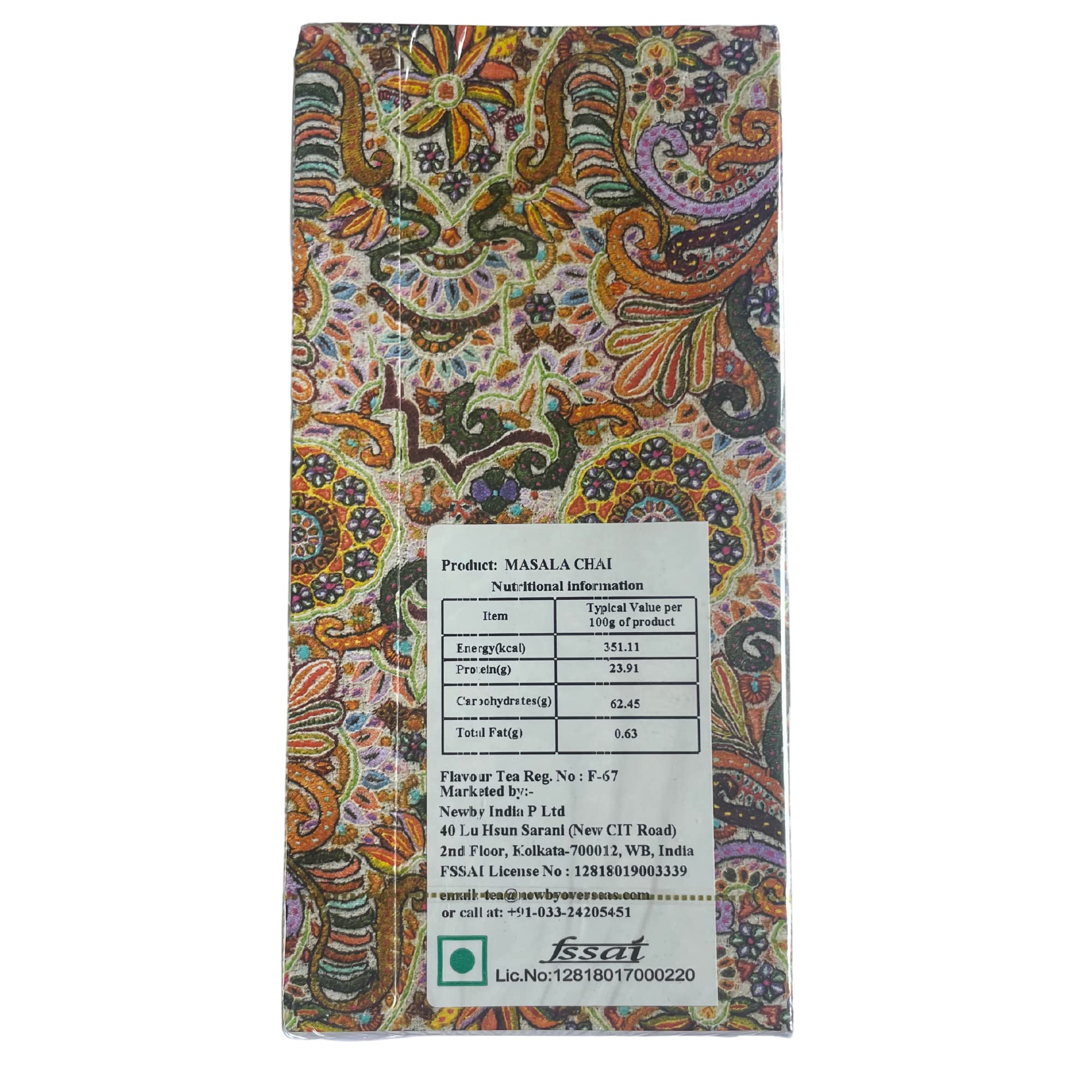 Premium Newby Masala Chai Black Tea - 25 Individually Wrapped Tea Bags | Authentic Indian Spiced Tea Blend | Perfect for Morning Boost, Afternoon Relaxation & Chai Latte Making