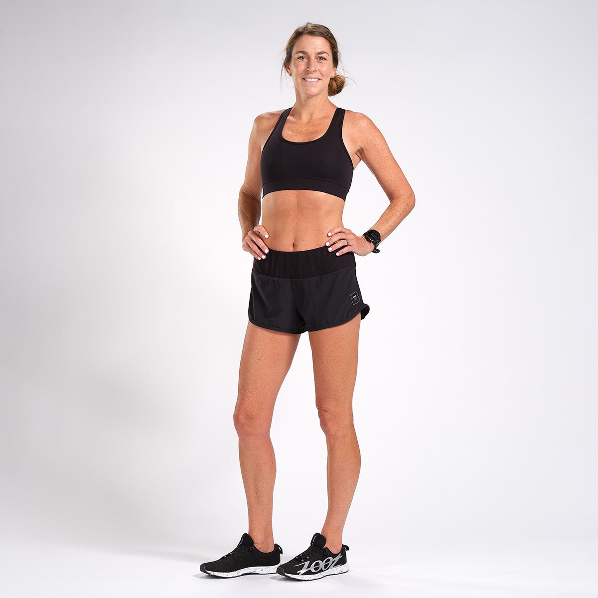 Women's Elite Run Bra - High Support Sports Bra for Running & Workouts - Black | Perfect for Gym, Yoga & High-Intensity Training