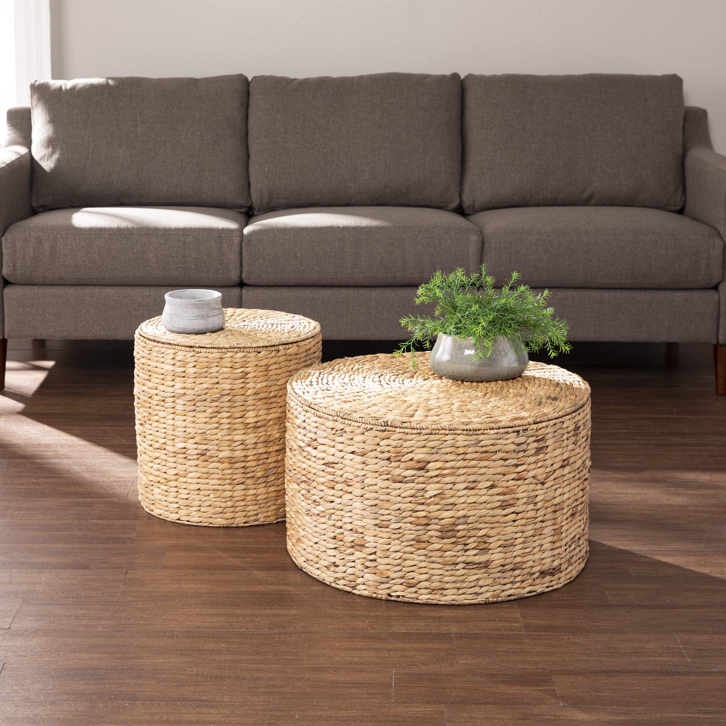 SEI Furniture Satalia Dining Table Set - Natural Wood Finish - 5-Piece Kitchen & Dining Room Set for Small Spaces - Perfect for Apartments, Breakfast Nooks, and Cozy Family Meals