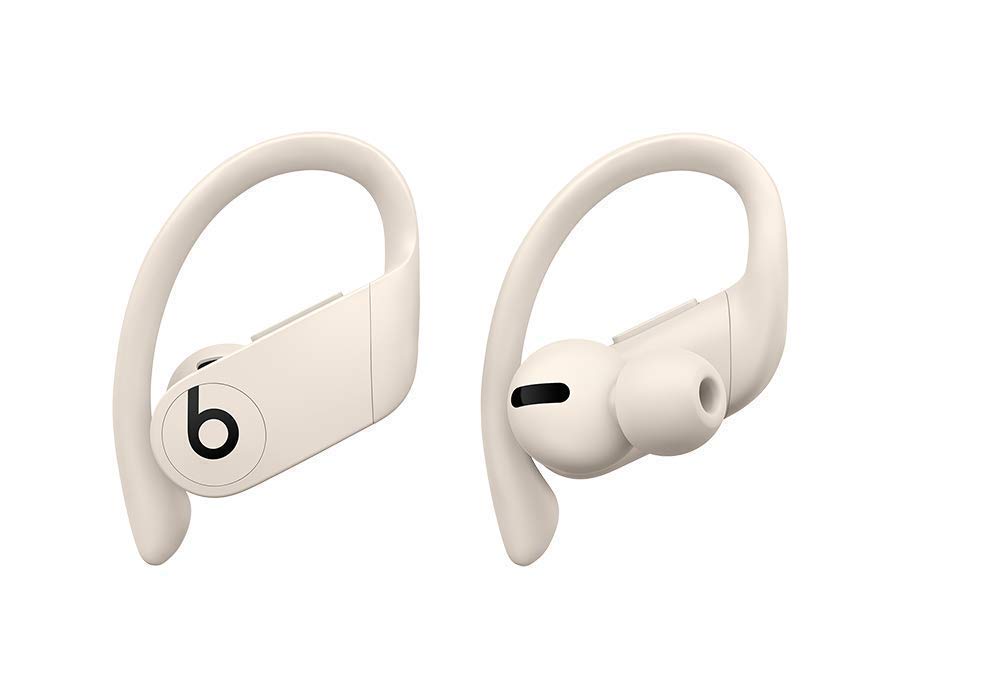 Beats Powerbeats Pro Wireless Bluetooth Earbuds - High-Performance Noise Cancelling Headphones, Sweatproof & Secure Fit for Workouts - Ivory (Renewed) - Perfect for Running, Gym & Outdoor Sports
