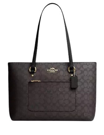 Coach Signature Canvas Gallery Tote Bag - Stylish & Spacious Handbag for Women | Perfect for Work, Travel & Everyday Use