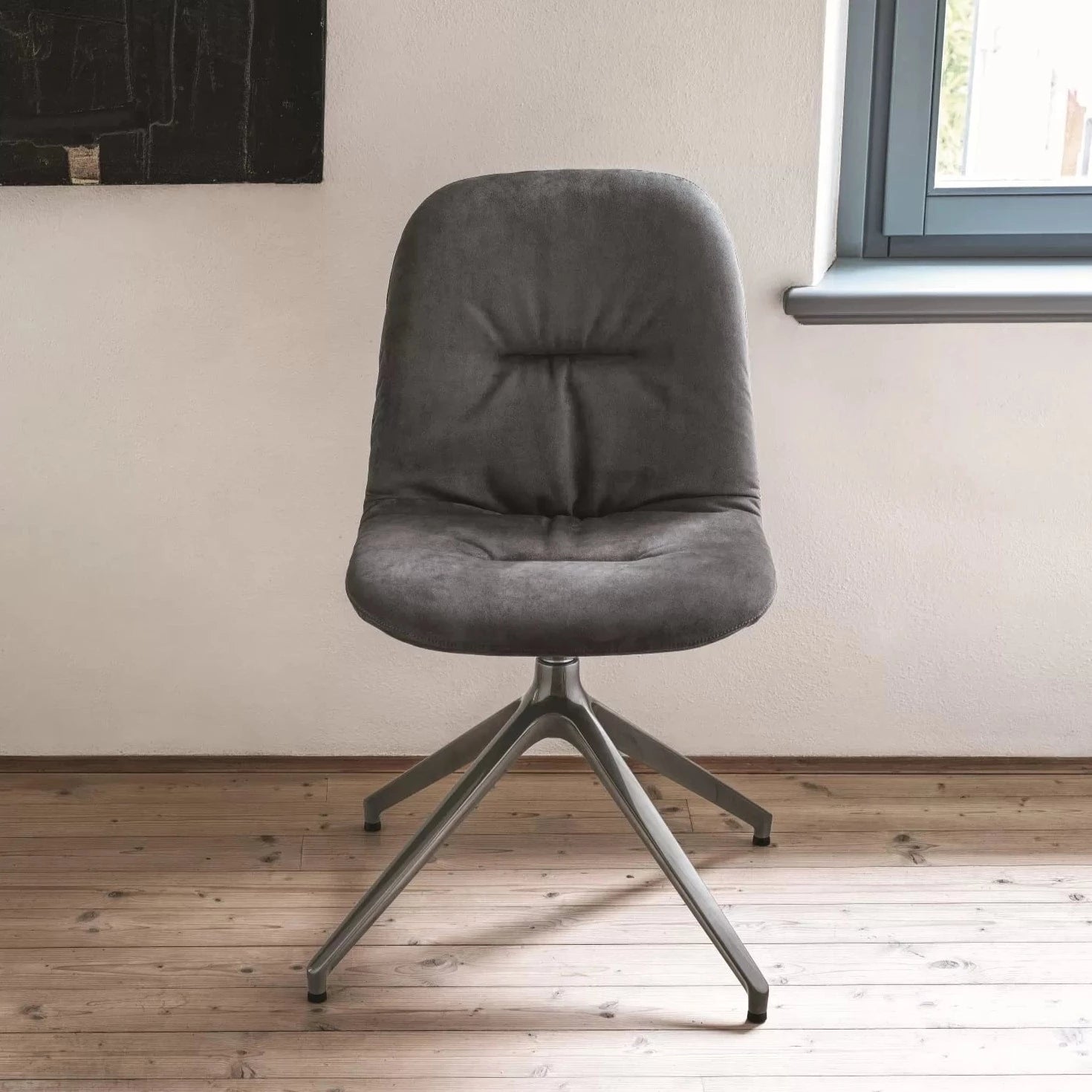 Bontempi Chantal Chair - Modern Accent Chair for Living Room, Bedroom, or Office - Stylish and Comfortable Seating Furniture for Home Decor
