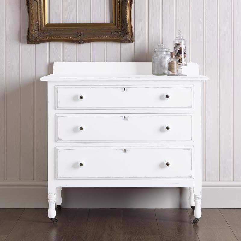 Annie Sloan Chalk Paint in Pure White (30 oz) - Premium Matte Finish for Furniture, Cabinets & DIY Home Decor Projects
