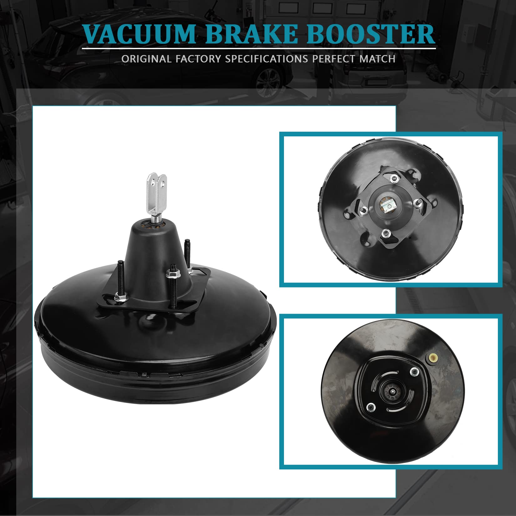 IRONTEK Vacuum Power Brake Booster 54-74232 Replacement for Ford Edge 2007-2010, Lincoln MKX 2007-2010 & Mazda CX-9 2007-2016 - #5474232 TD1143800Z TDY14380ZA - Improve Braking Performance for Safer Driving