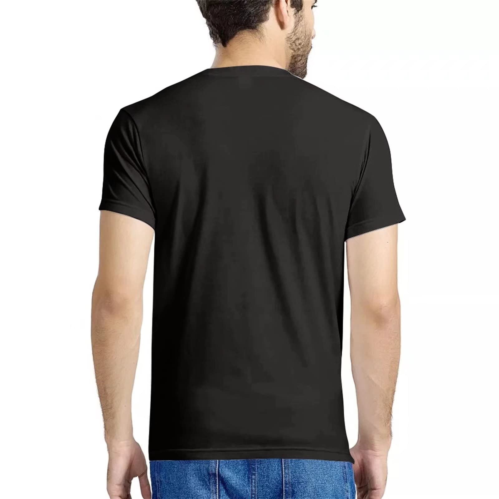 Veniyate Men's Casual Short Sleeve Graphic T-Shirt - Hawaiian Aloha Print, Regular Fit for Gym, Sports & Tennis - Perfect Father's Day Gift & Summer Streetwear