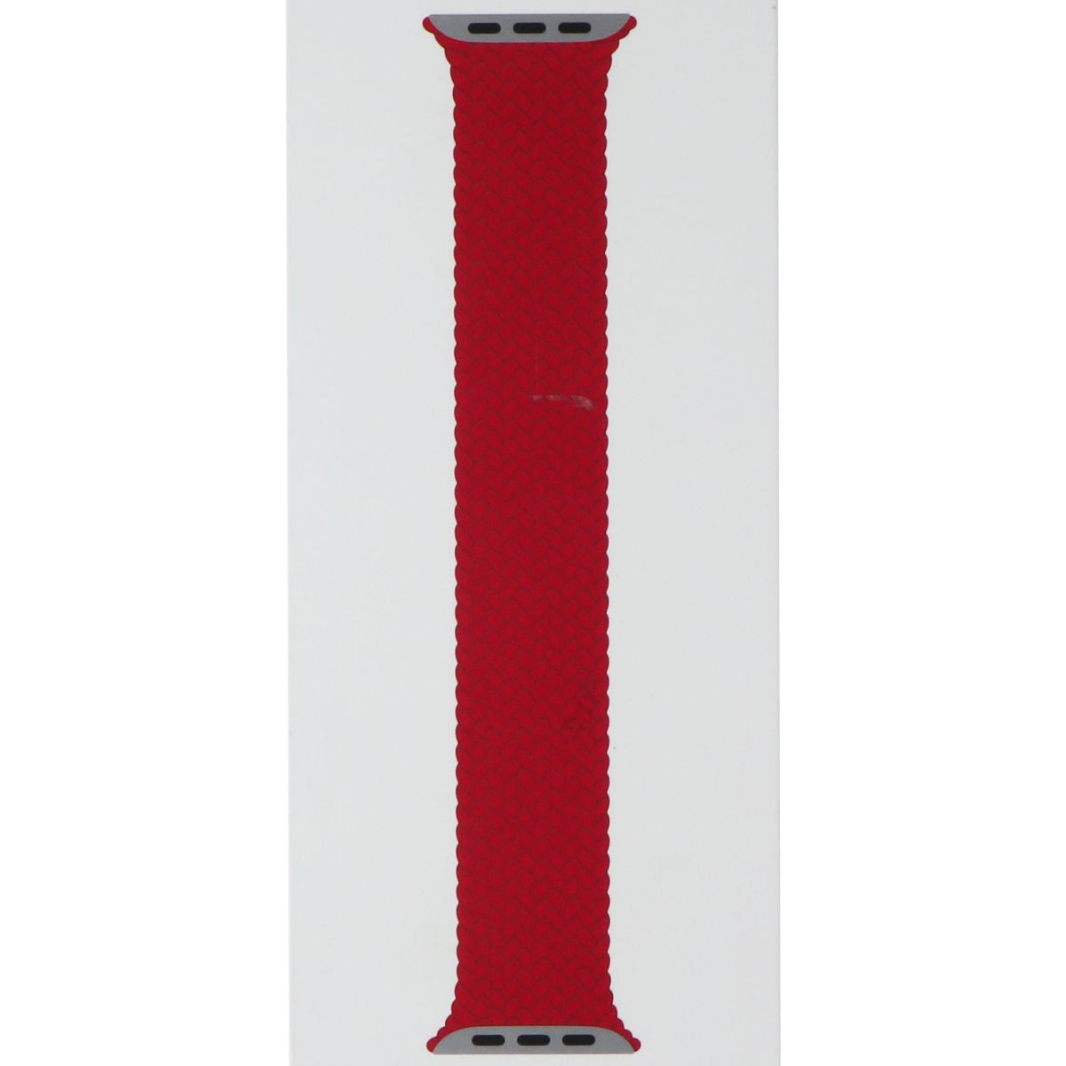 Apple Watch 41mm Braided Solo Loop Band - Compatible with 42mm/41mm/40mm Series (PRODUCT)Red, Size 2 - Soft, Stretchy, Comfortable Sport Strap for Workouts & Everyday Wear