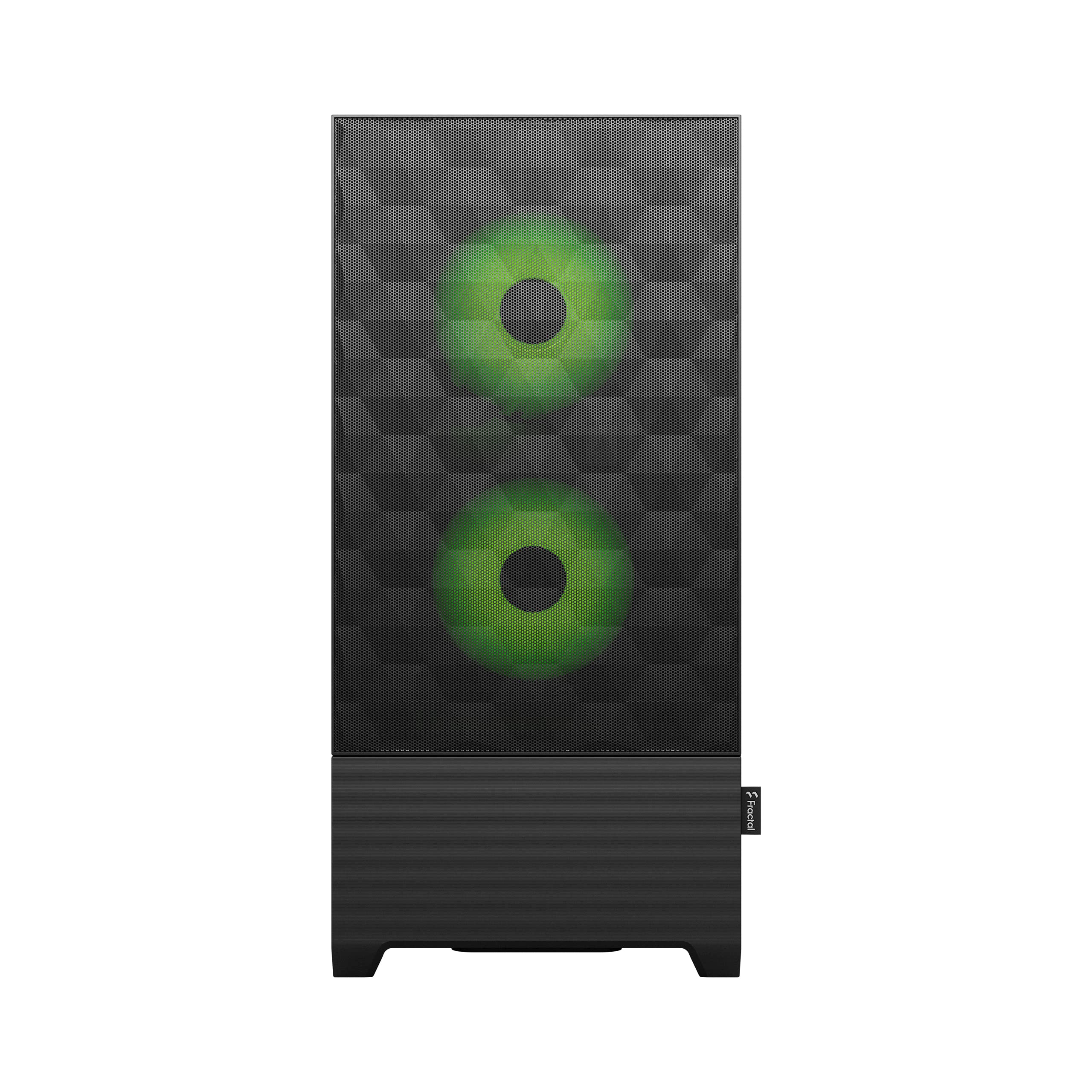 Fractal Design Pop Air RGB Green ATX Mid Tower PC Case - Tempered Glass Side Panel, Honeycomb Mesh Front, 3x 120mm RGB Fans Included - High Airflow Gaming Computer Case for Streaming & Esports