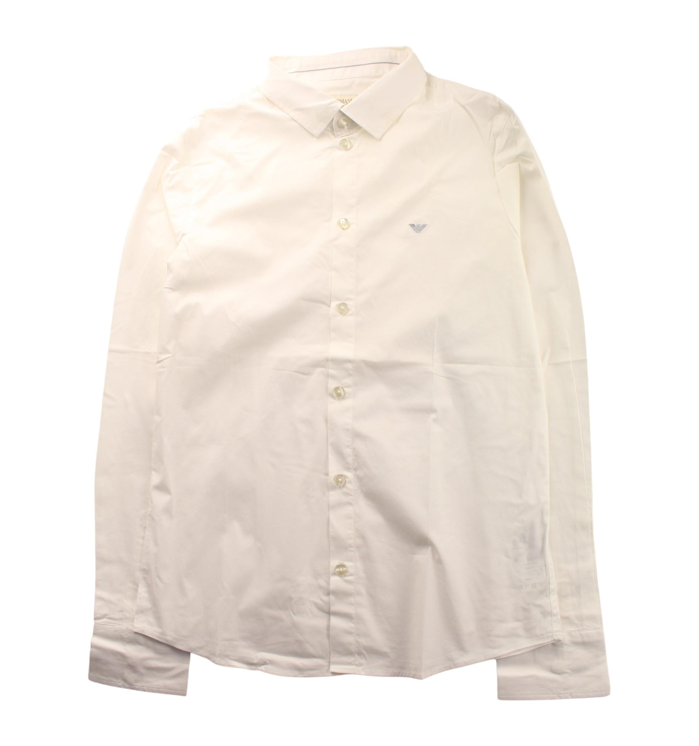 Armani Long Sleeve Shirt for Men - Premium Cotton Dress Shirt, Slim Fit Business Casual Shirt for Office, Party & Formal Events