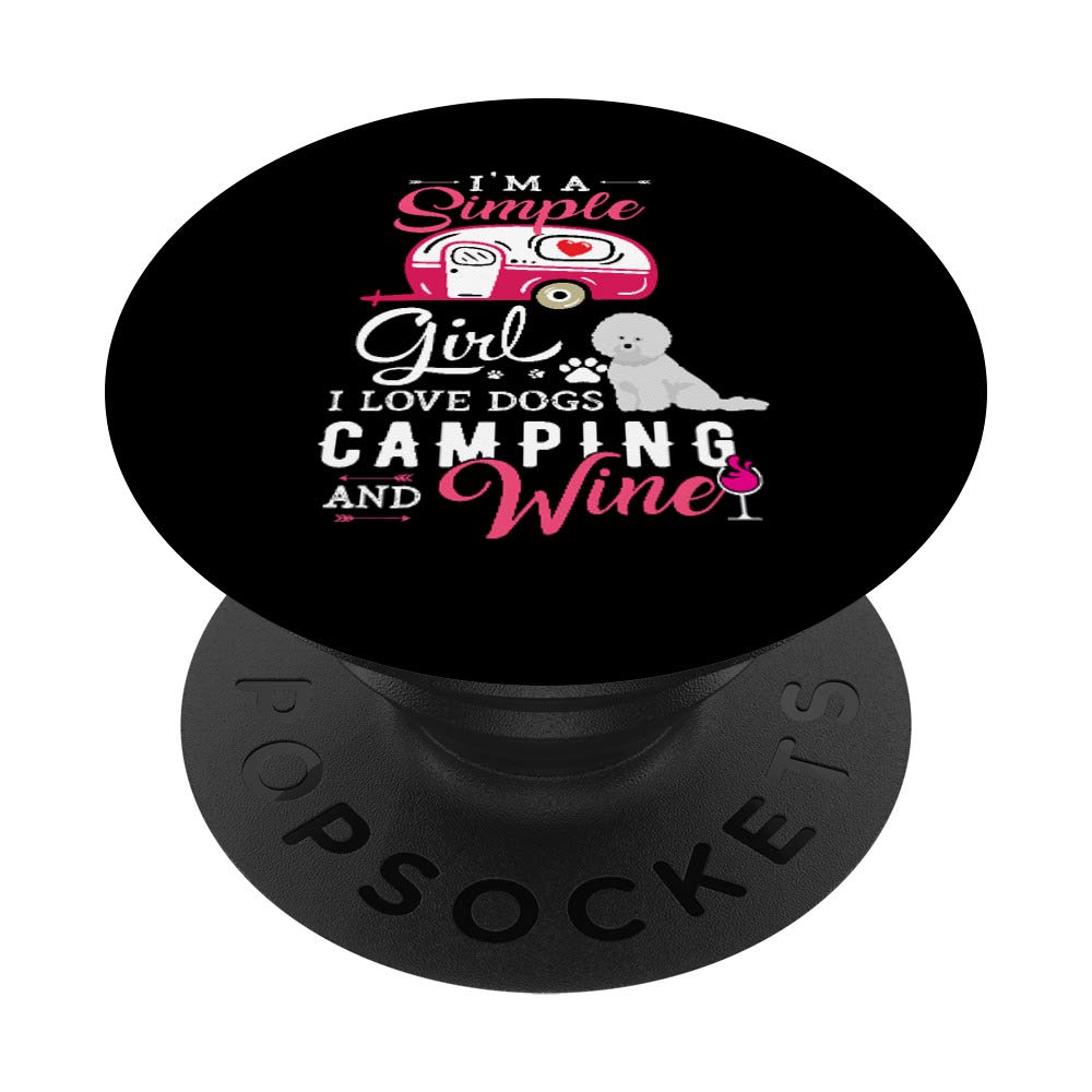 Bichon Frise Dog Lover Gift - Portable Wine Tumbler for Camping, Hiking & Outdoor Adventures | Insulated Stainless Steel Travel Mug