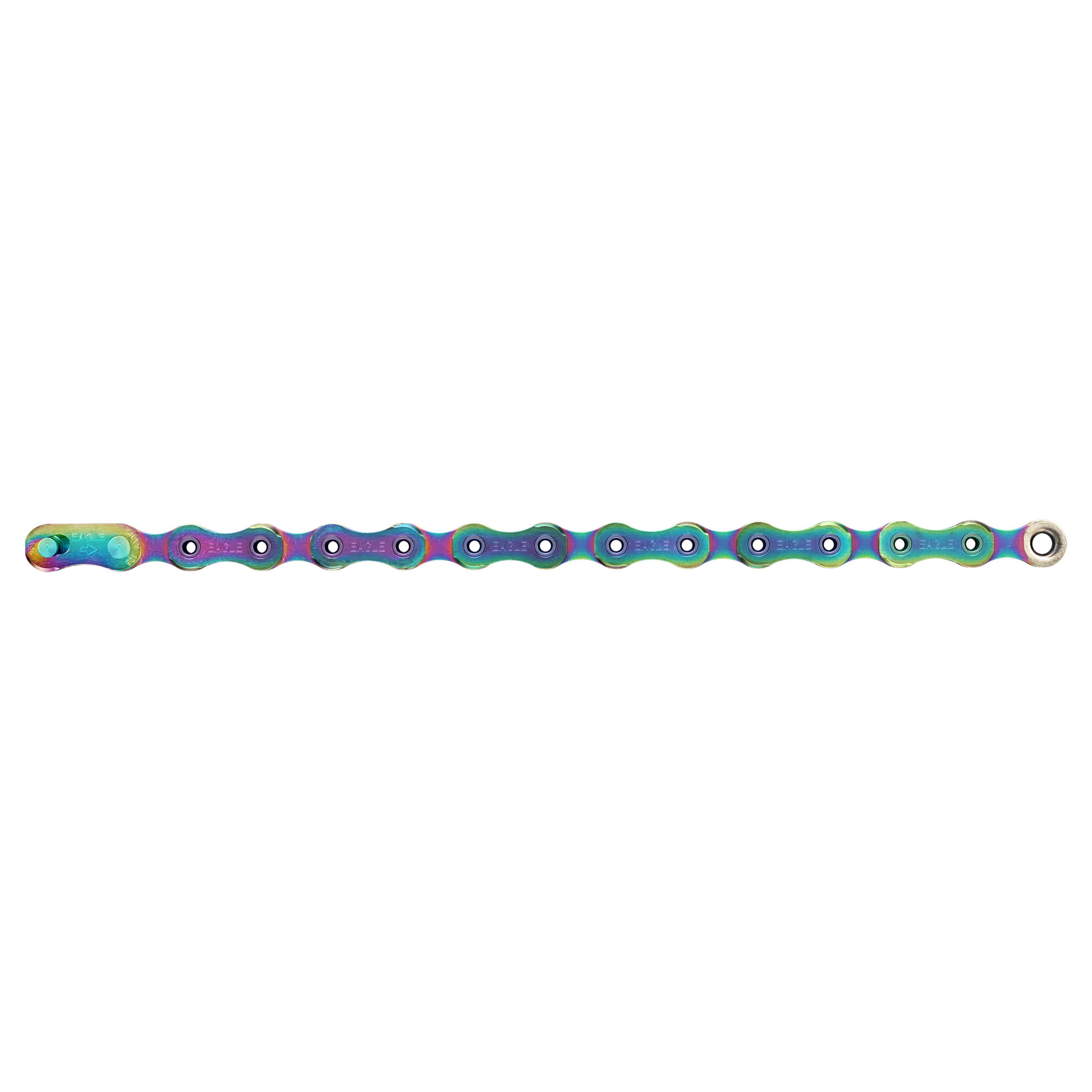 SRAM XX1 Eagle AXS 12-Speed Bicycle Chain - 126 Links, Rainbow Color - High-Performance MTB & Road Bike Chain for Smooth Shifting and Durability