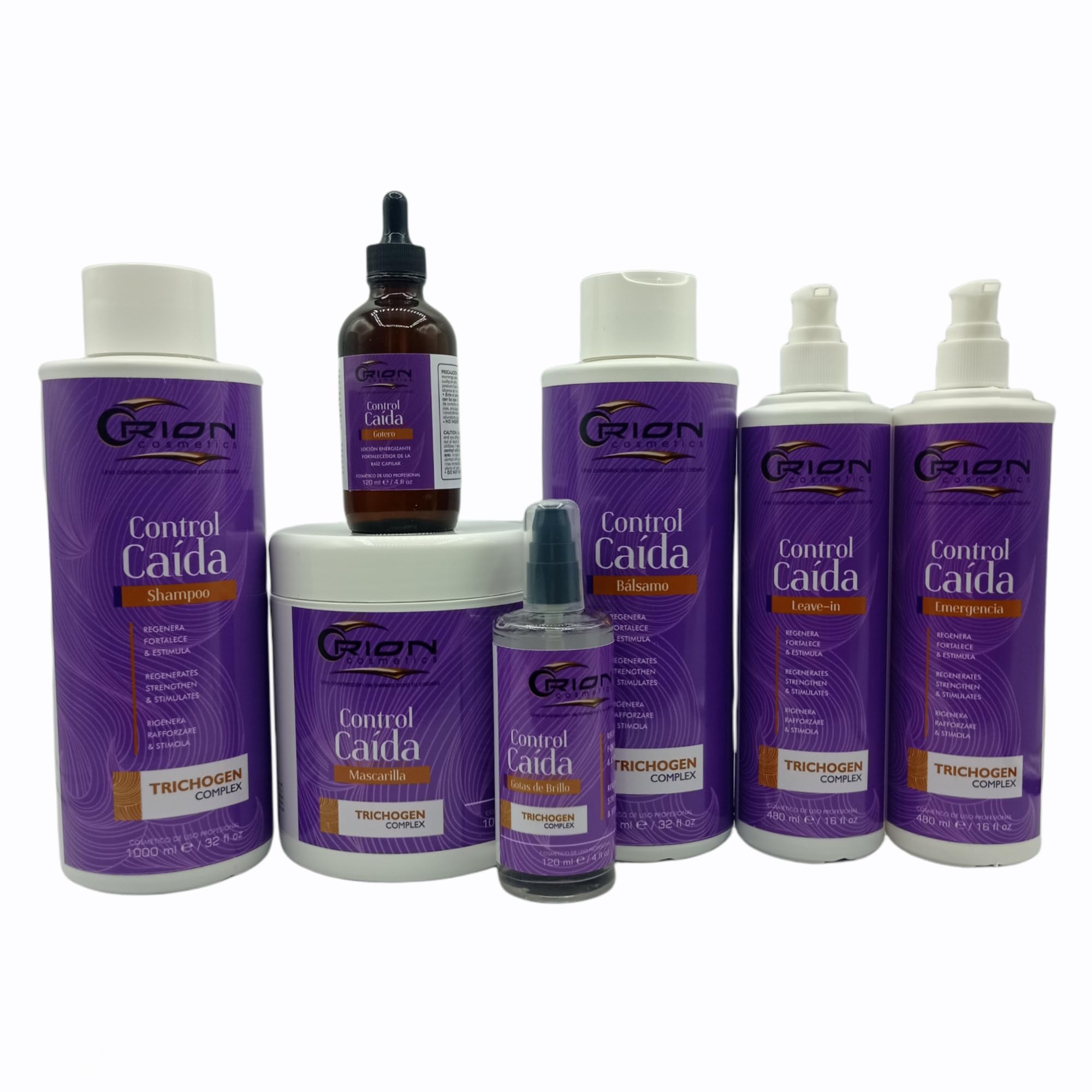7-Step Hair Growth Stimulating Kit - Shampoo, Mask, Conditioner & Leave-In Treatment with Dropper - Controls Hair Fall & Restructures Damaged Hair - Perfect for Thinning Hair & Scalp Care Routine