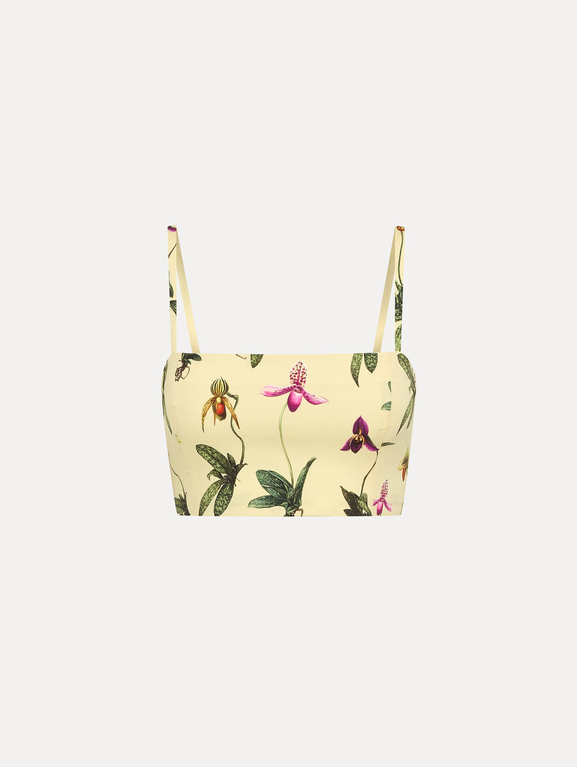 Orchid Cotton Poplin Cropped Tank Top for Women - Breathable Summer Crop Top - Casual Wear, Beach Outfit, and Layering Staple