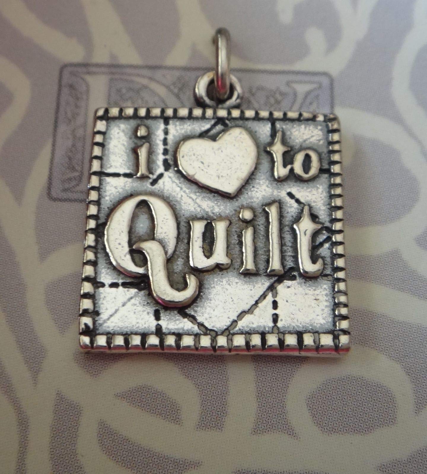 Sterling Silver Quilt Block 