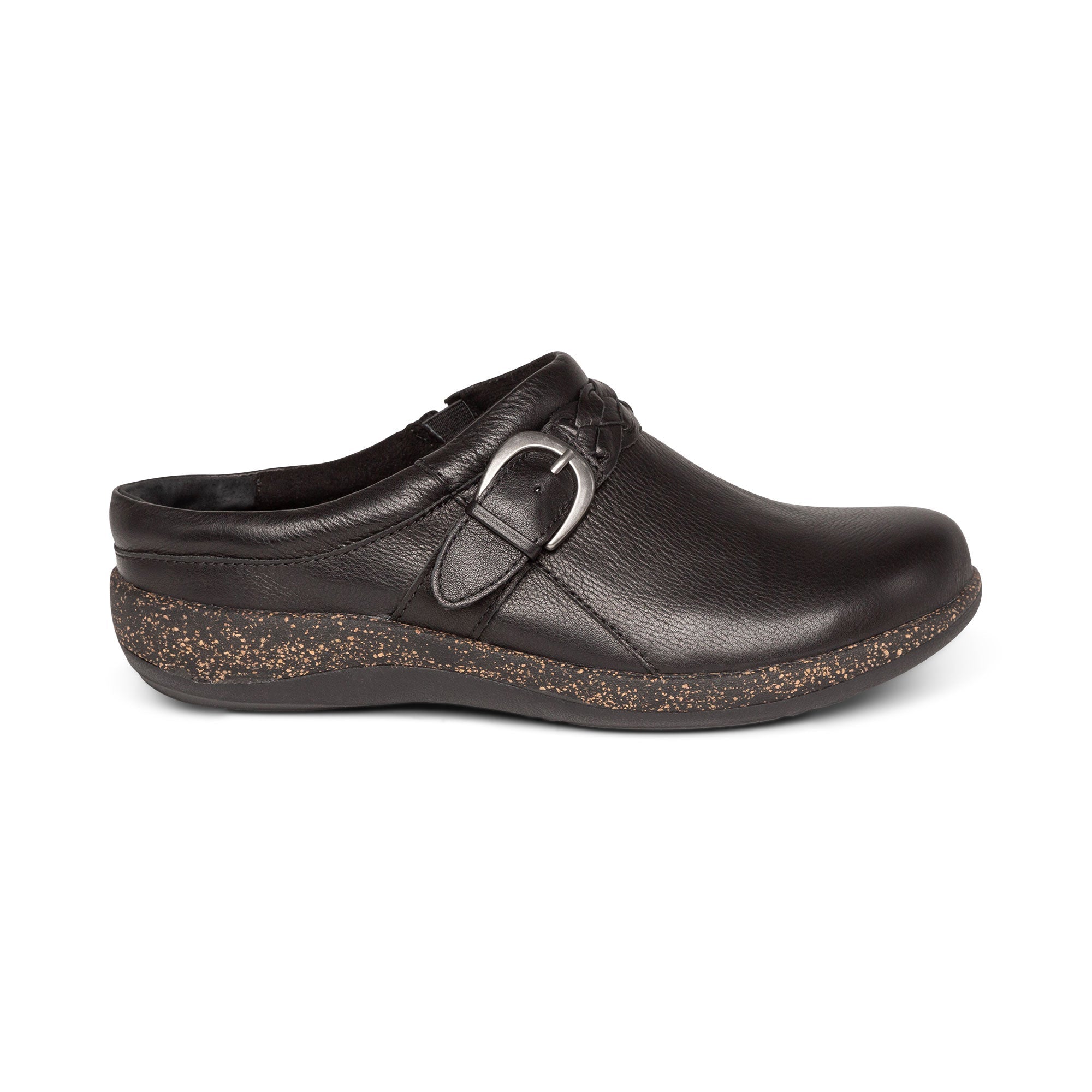 AETREX LIBBY Comfort Clog for Women - Medium & Wide Width - Supportive & Cushioned Footwear for Nurses, Teachers & Healthcare Workers