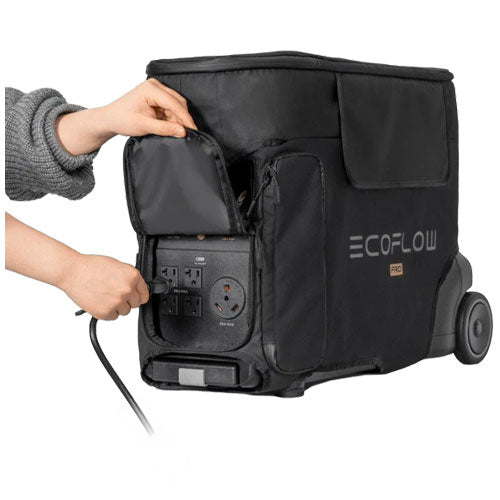 EcoFlow DELTA Pro Portable Power Station Carrying Bag - Durable & Waterproof Case for Outdoor Camping, RV Trips & Emergency Power Backup