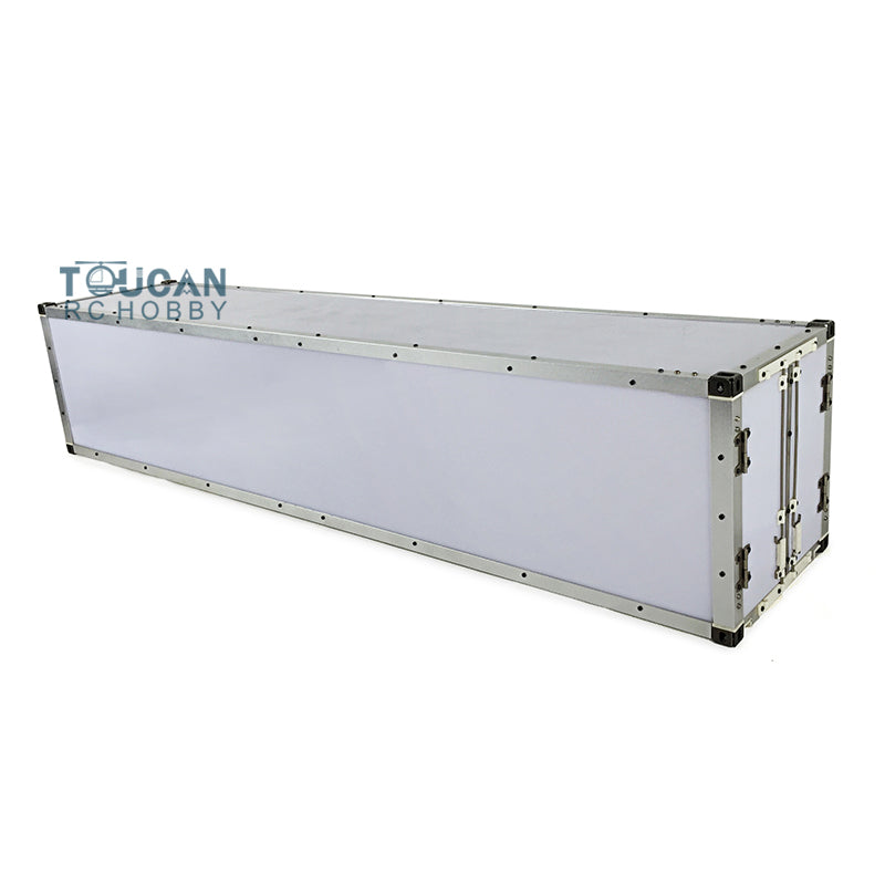 1/14 Scale 40ft Refrigerated Container for TAMIYA Semi Trailer Truck - DIY Simulation Vehicle Model Kit - US Stock - Perfect for Hobbyists & Collectors (Ideal for Model Displays, Truck Simulations & DIY Projects)