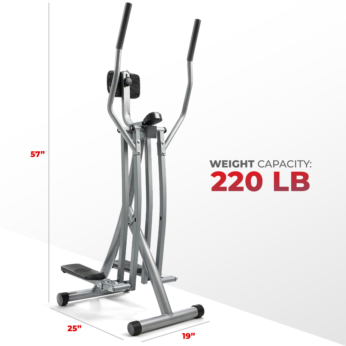 Air Walk Trainer Glider Exercise Machine - Full Body Workout Equipment for Home Gym, Cardio & Low Impact Training - Perfect for Seniors, Physical Therapy & Indoor Fitness