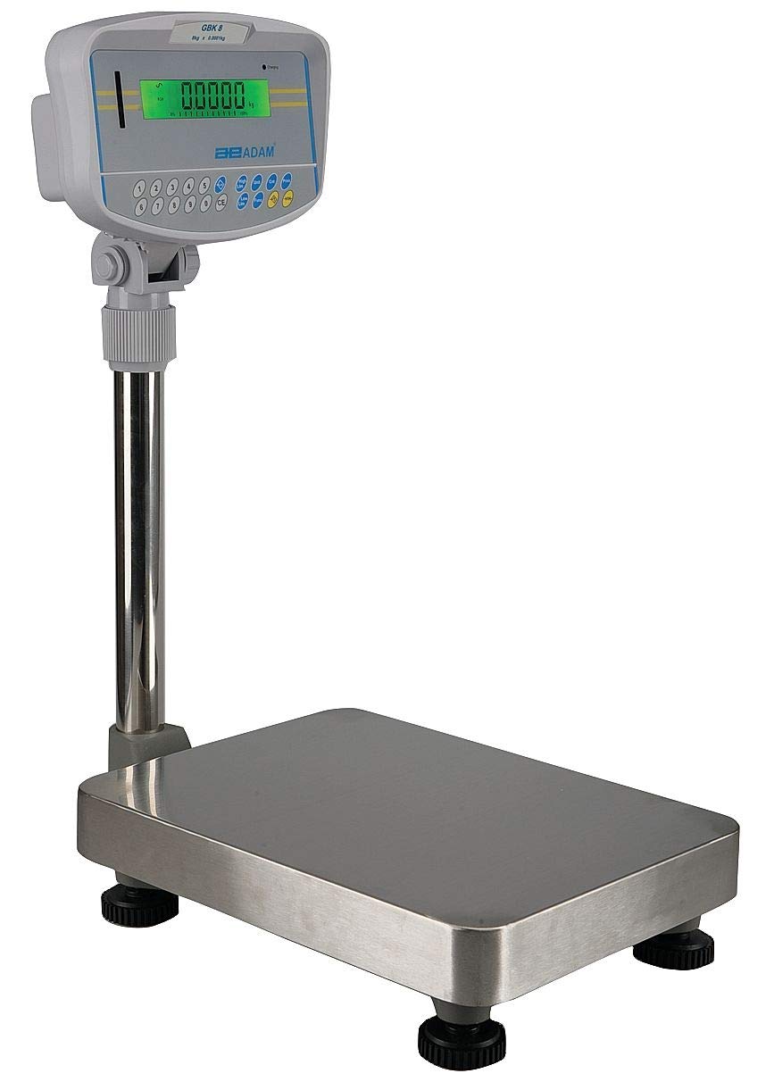 Adam Equipment GBK 15AM Digital Bench Scale - 6kg/15lb Capacity with Backlit LCD Display | Perfect for Kitchen, Laboratory, and Industrial Weighing