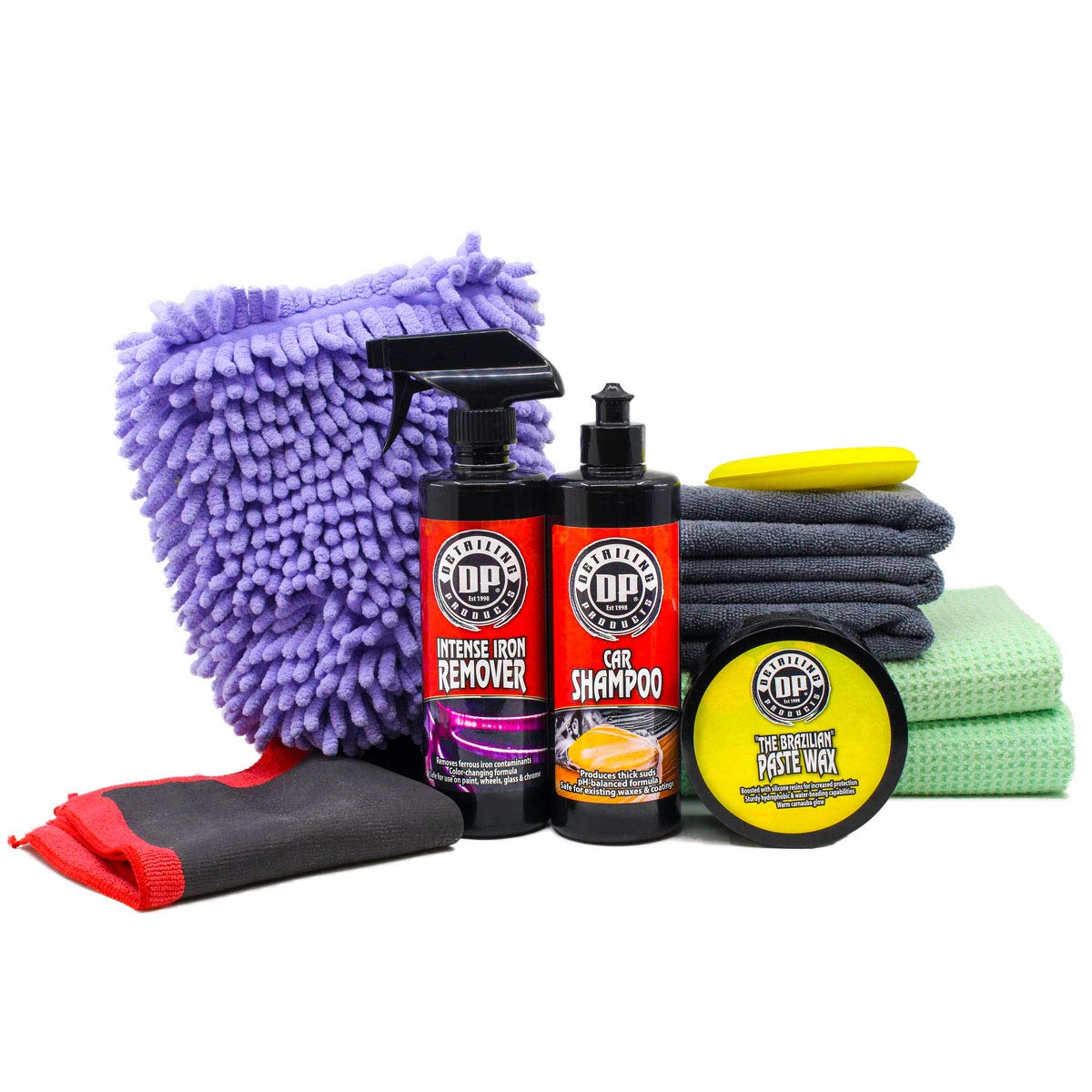 Premium DP New Car Carnauba Wax Protection Kit - Ultimate Shine & Long-Lasting Paint Protection for Cars, Trucks & SUVs - Perfect for Showroom Finish & Daily UV Protection