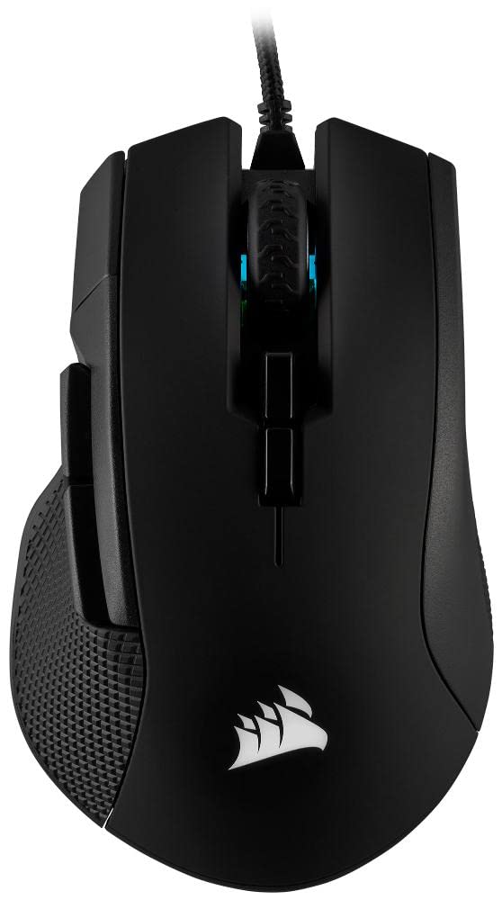 Corsair Ironclaw RGB Wireless Gaming Mouse - 18000 DPI Optical Sensor, RGB Backlit, Ergonomic Design for FPS/MOBA Games - Perfect for PC Gaming & Esports (Black) - CH-9307011-NA