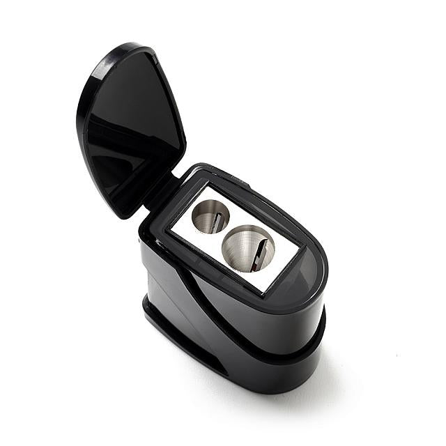 Derwent Twin Hole Pencil Sharpener - Premium Metal Dual Hole Sharpener for Artists & Students - Perfect for Sketching, Drawing & Office Use