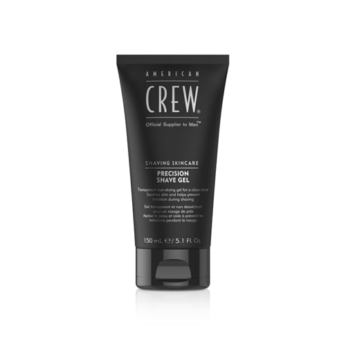 American Crew Precision Shave Gel 5.1 oz - Cooling & Hydrating Shaving Cream for Men - Smooth Shave for Sensitive Skin - Perfect for Daily Grooming & Travel