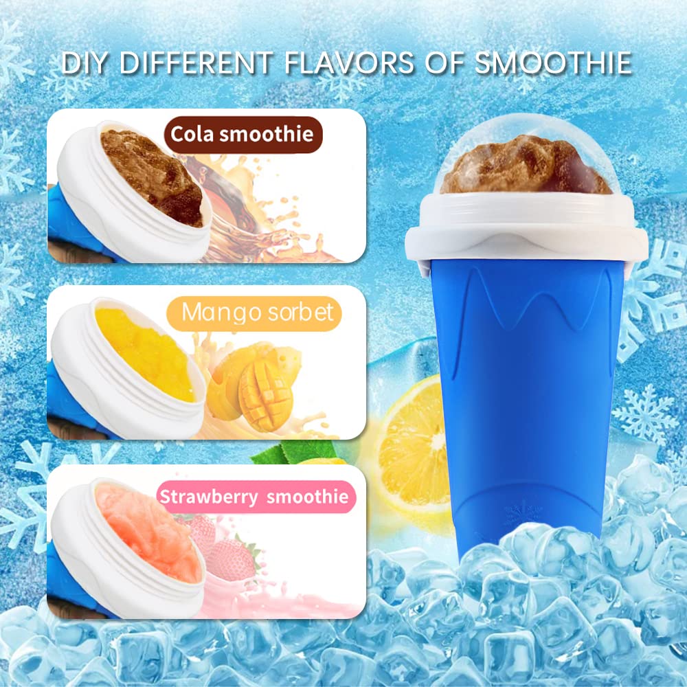 Magic Slushie Maker Cup - Quick Frozen Smoothie & Milkshake Machine for Kids & Family - DIY Homemade Ice Cream Maker - Perfect for Summer Parties, BBQs & Backyard Fun