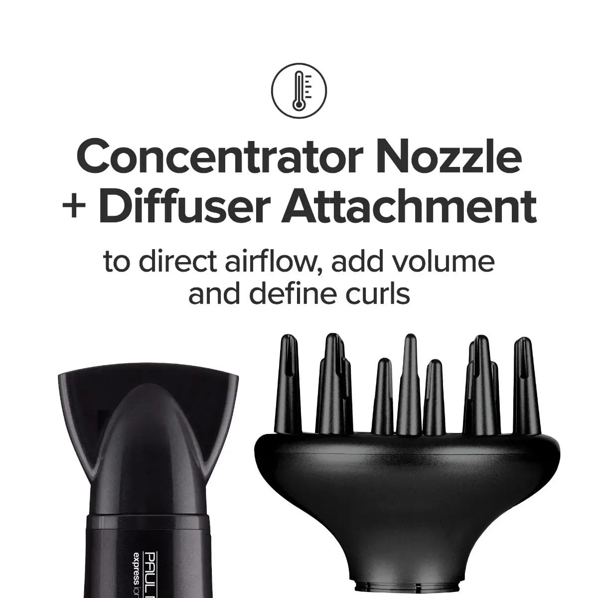 Paul Mitchell Express Ion Dry Hair Dryer - Digital Ionic Blow Dryer with Multiple Heat & Speed Settings for Salon-Quality Styling - Perfect for Home Use, Travel & Professional Salons