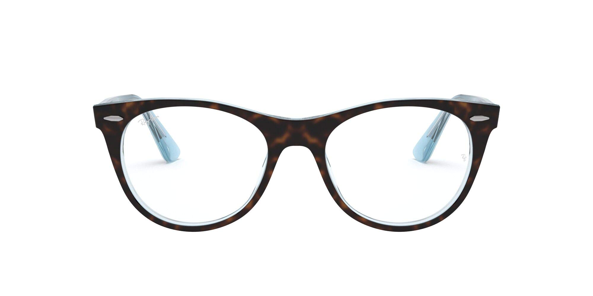 Ray-Ban RX2185VF Wayfarer II Low Bridge Fit Square Prescription Eyeglasses Frames for Men & Women - Perfect for Reading, Driving, and Everyday Wear