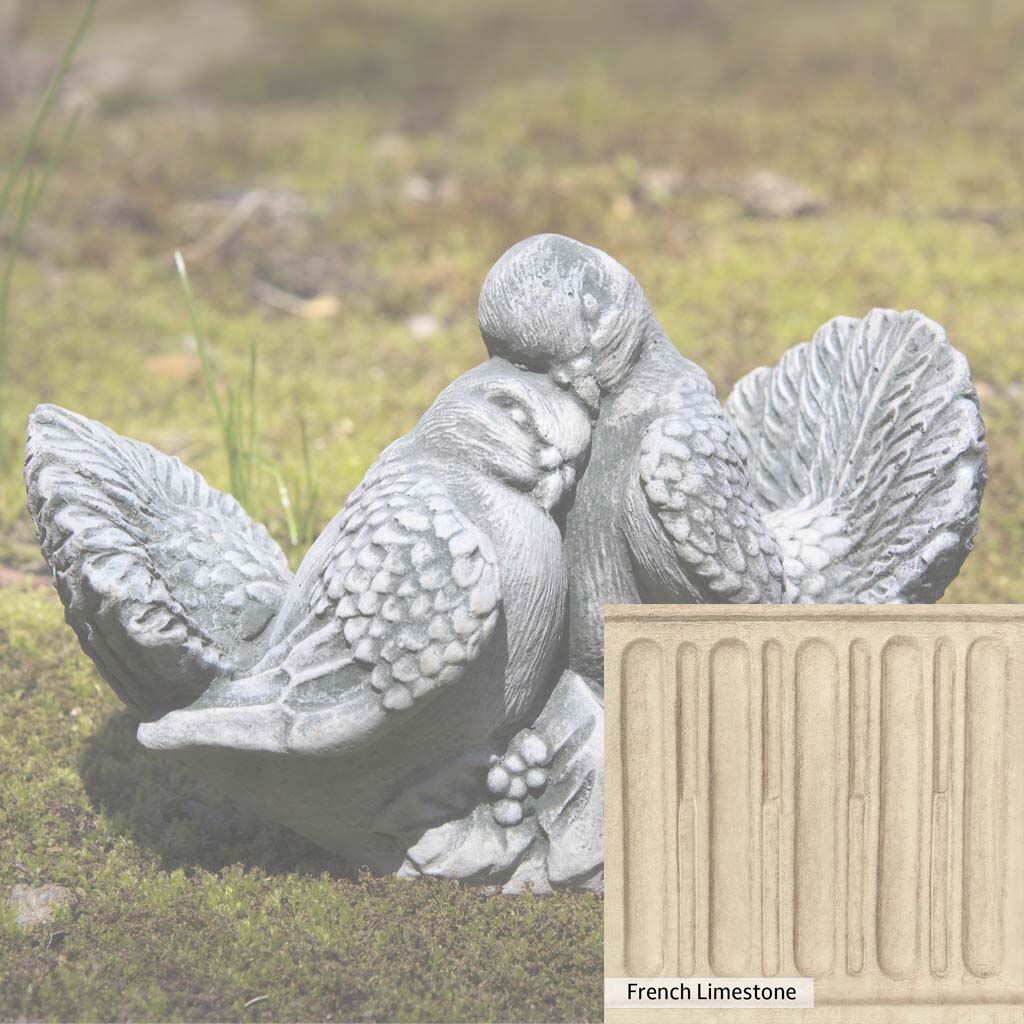 Campania International Dove Small Pair Garden Statue - Elegant Outdoor Decor for Patio, Yard & Garden - Perfect for Wedding, Anniversary & Home Decoration Gifts