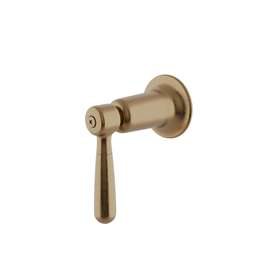 Vintage Brass Waterworks Riverun Lever Volume Control Handle - Perfect for Bathroom Faucet & Sink Fixture Upgrades