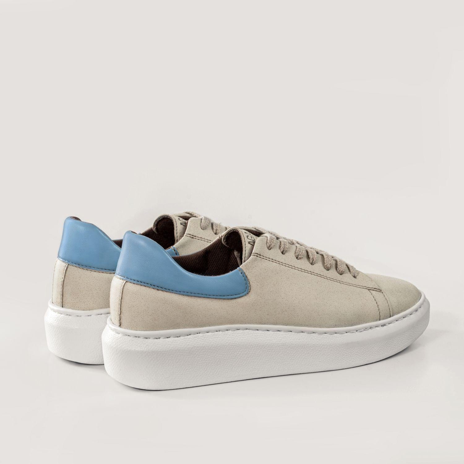 Emma Women's Vegan Leather Sneakers - Sky Blue | Comfortable & Stylish Vegan Shoes for Women | Perfect for Casual Wear, Work & Everyday Outfits
