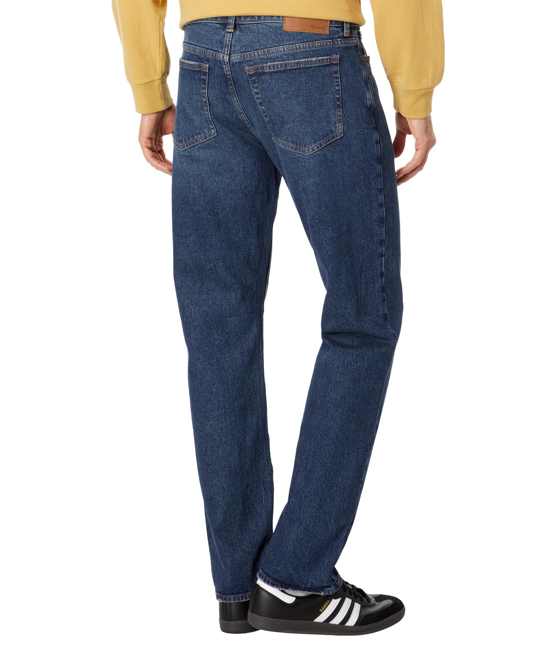Madewell 1991 Straight Jeans in Cambridge Wash - Classic High-Rise Denim Pants for Women | Perfect for Casual Outfits, Workwear & Everyday Comfort