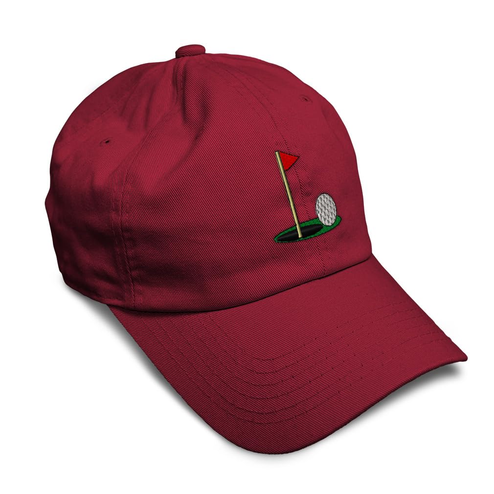 Premium Soft Baseball Cap with Golf Ball Design - Unisex Sports Hat for Men & Women - Perfect for Golf, Olympics, and Casual Outdoor Events