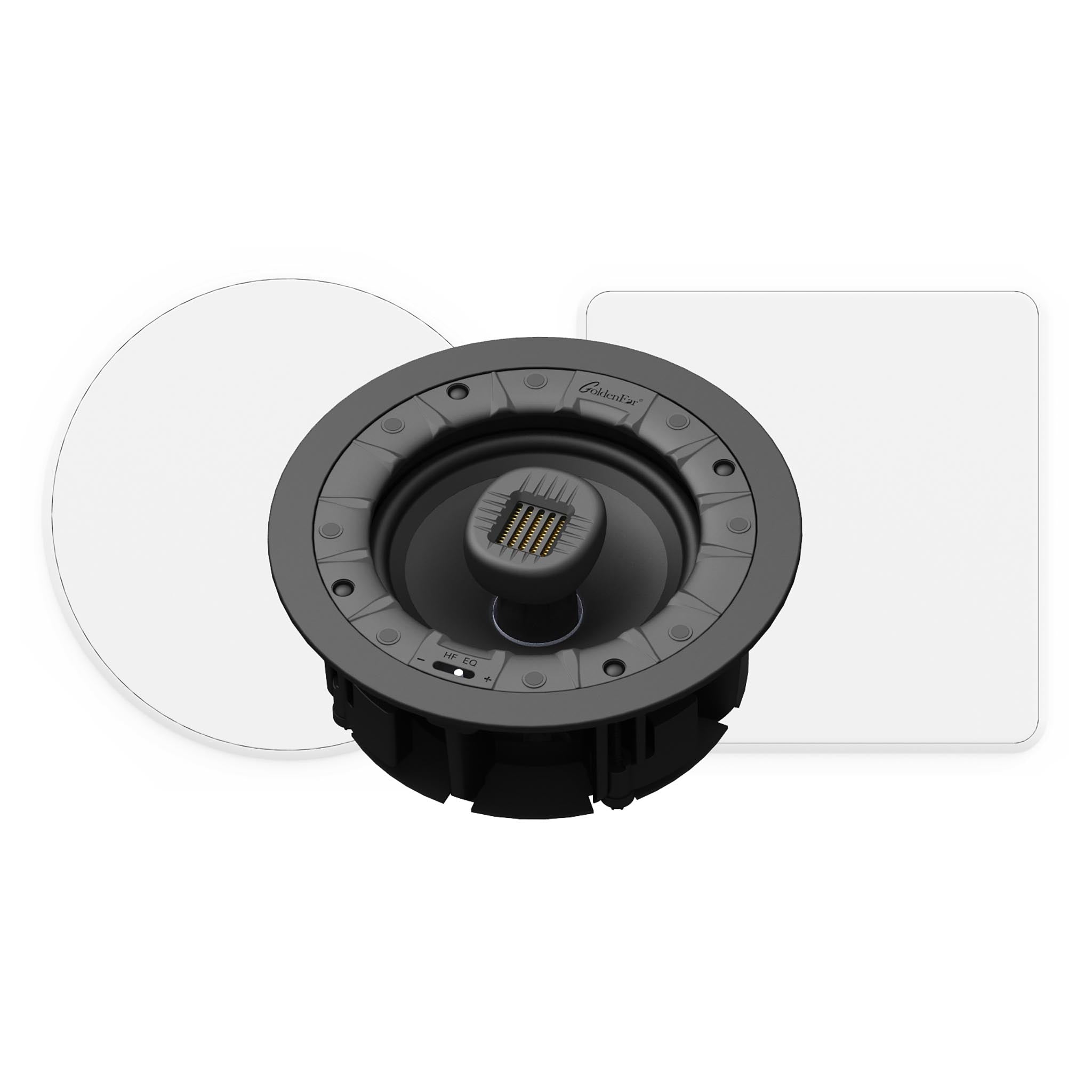 GoldenEar Invisa 525 Premium In-Ceiling/In-Wall Speaker - High Performance Home Theater & Audio System (Single Speaker) - Perfect for Dolby Atmos Surround Sound & Whole House Audio Installation
