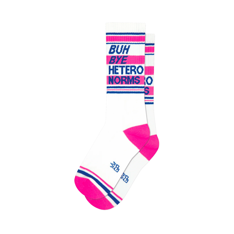 BUH BYE HETERO NORMS - LGBTQ+ Pride T-Shirt for Men & Women - Gender Neutral Fashion Statement for Pride Month, Gay Rights Support & Everyday Wear