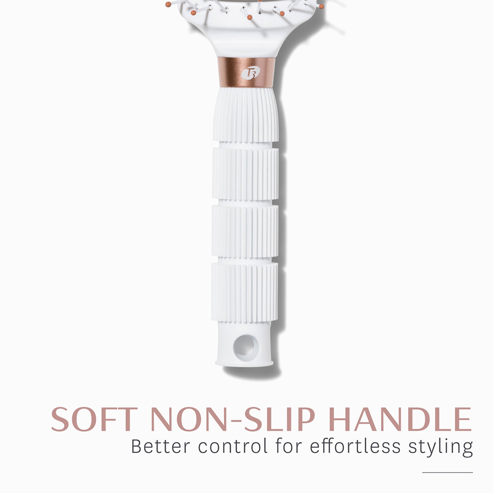 T3 Dry Vent Brush - Hair Styling Tool for Detangling & Volume - Perfect for Home & Salon Use