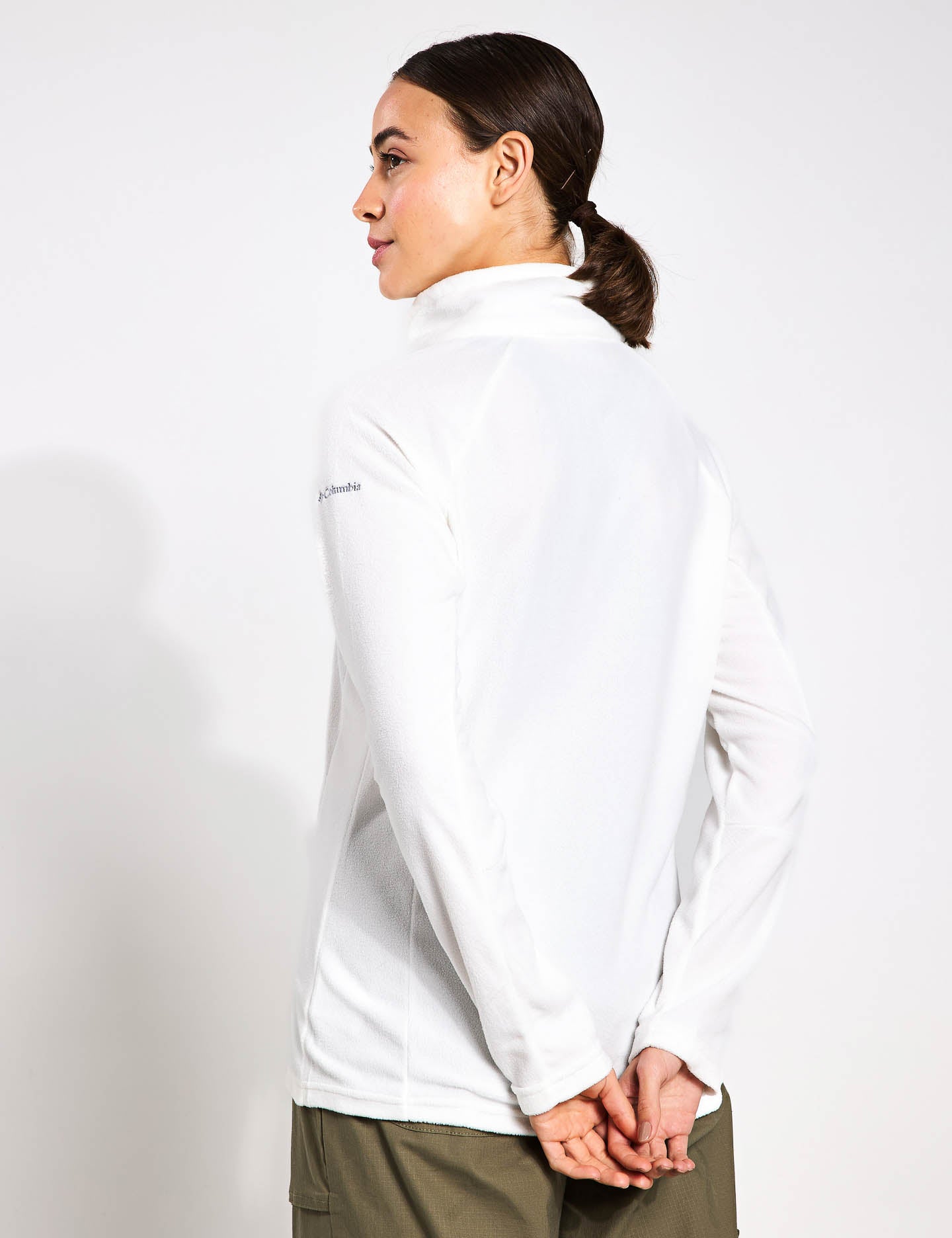 Glacial IV Half Zip Fleece Jacket for Men & Women - Lightweight, Warm, Breathable - Sea Salt Color - Perfect for Hiking, Camping & Outdoor Activities