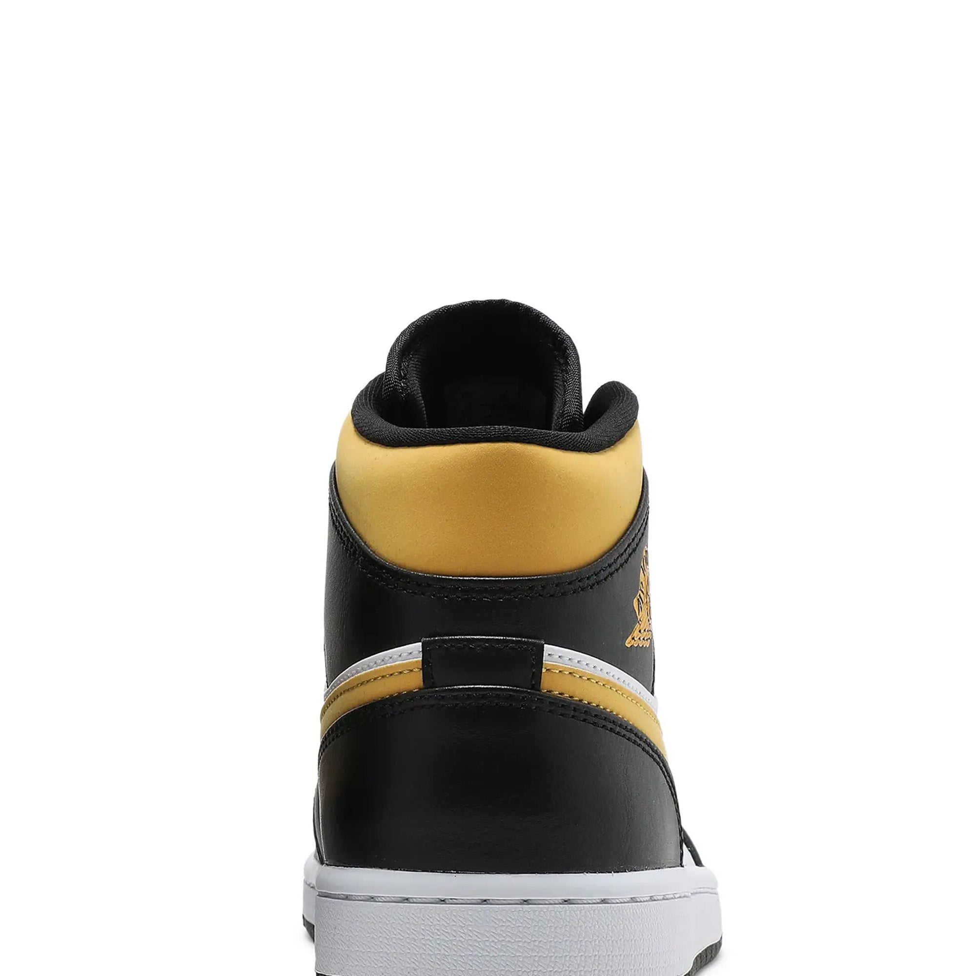 Air Jordan 1 Mid 'White Pollen Black' Men's Basketball Shoes - Stylish Sneakers for Casual Wear, Street Fashion & Sports Performance