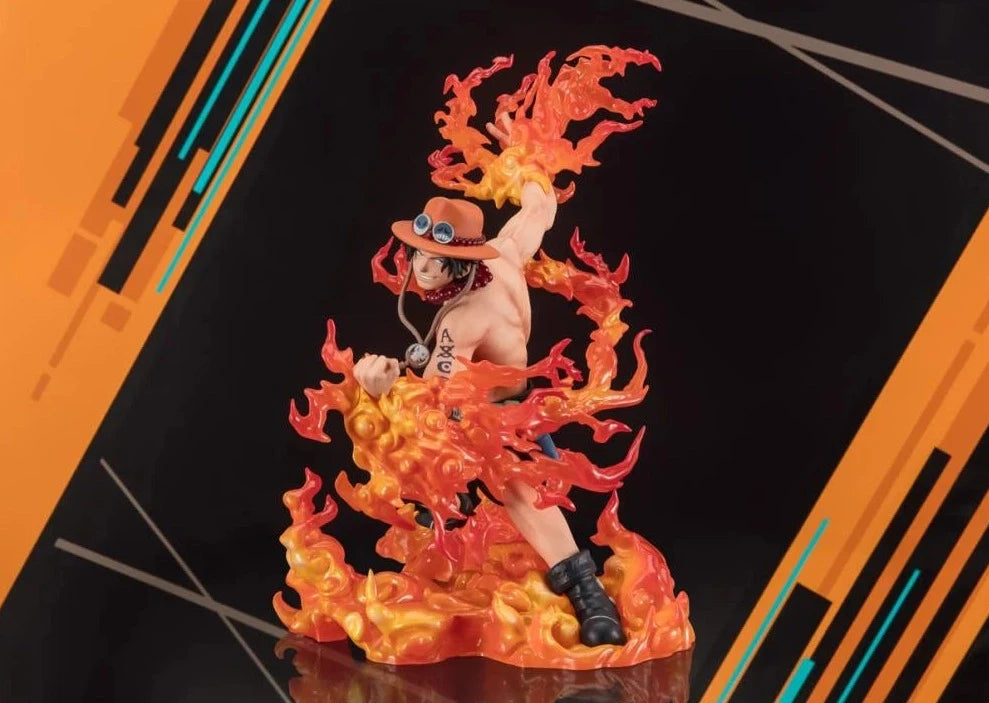 Figuarts Zero Extra Battle One Piece Portgas D. Ace Bounty Rush 5th Anniversary Collectible Statue - Anime Figure for Display, Gift & Home Decor