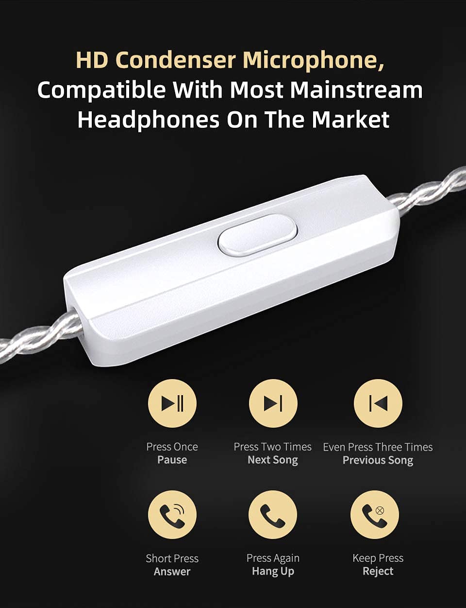 KZ ZSN Pro X In-Ear Monitor Dual Driver IEM Earphones (1BA + 1DD) - HiFi Wired Earbuds for Gaming, Sports, Phone, Computer & Tablet - Perfect for Audiophiles, Gamers & Fitness Enthusiasts