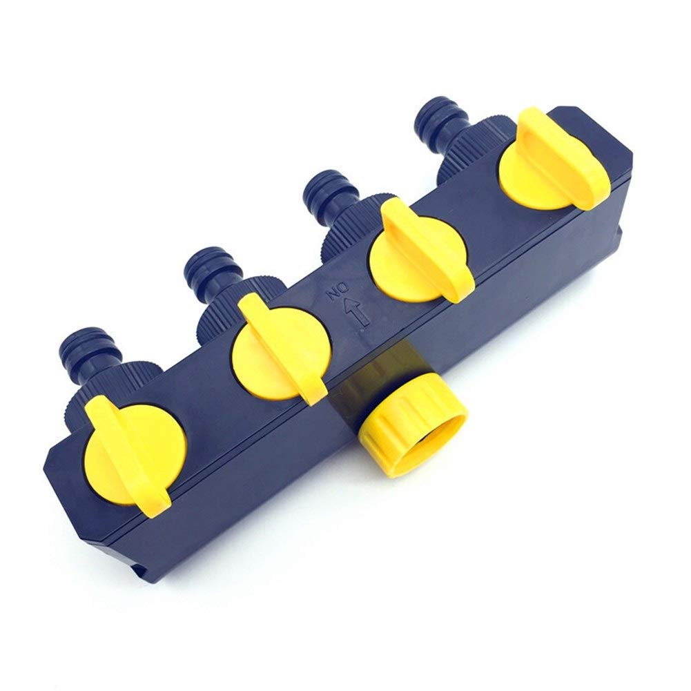 4-Way Garden Hose Splitter - 3/4
