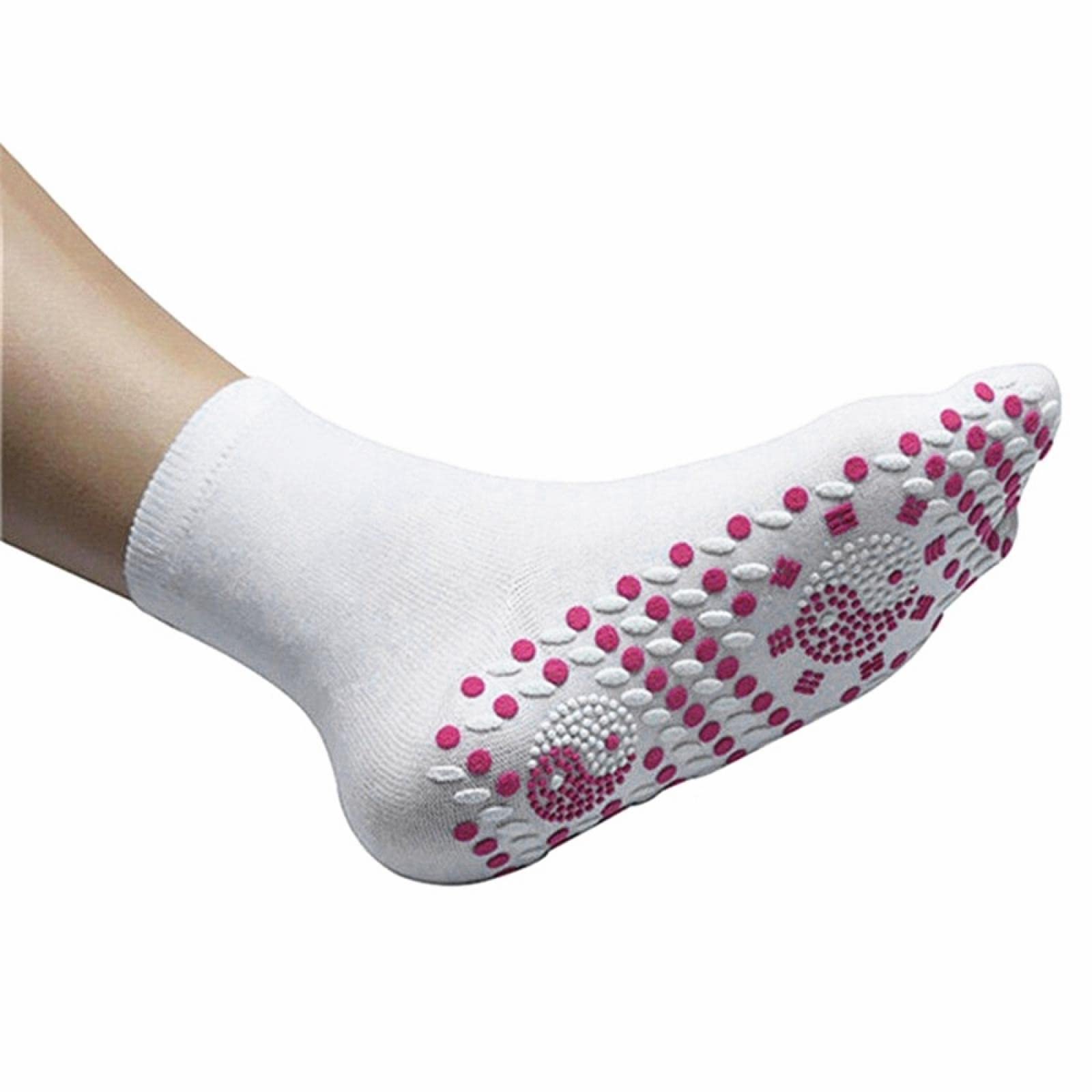 5 Pairs Self-Heating Magnetic Therapy Socks for Women & Men - Winter Warm Massage Compression Socks with Comfortable Fit - Perfect for Travel, Cold Weather & Foot Pain Relief
