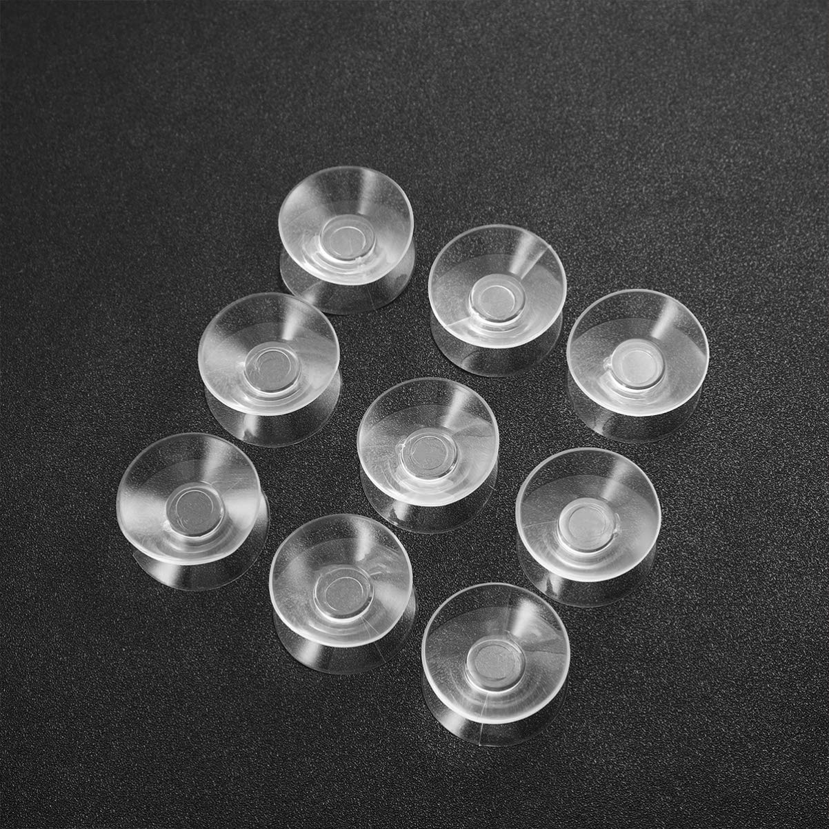 10pcs 30mm Double Sided Suction Cups - Strong Hold for Bathroom & Kitchen