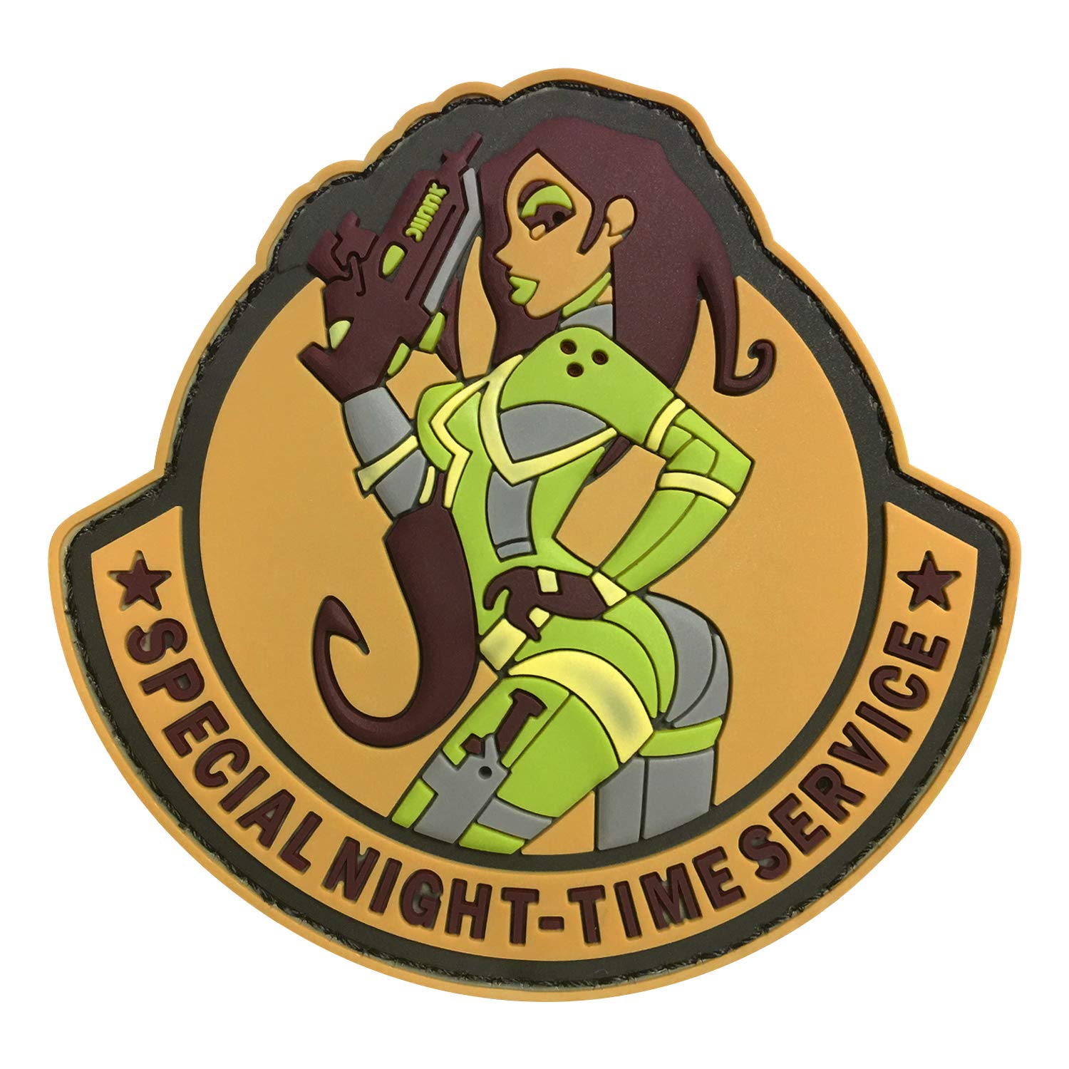 Premium PVC Military Tactical Morale Patch Badges - Hook & Loop Emblem Appliques for Clothes, Backpacks & Gear (4-Pack) - Ideal for Outdoor Adventures, Airsoft Games & Military Enthusiasts