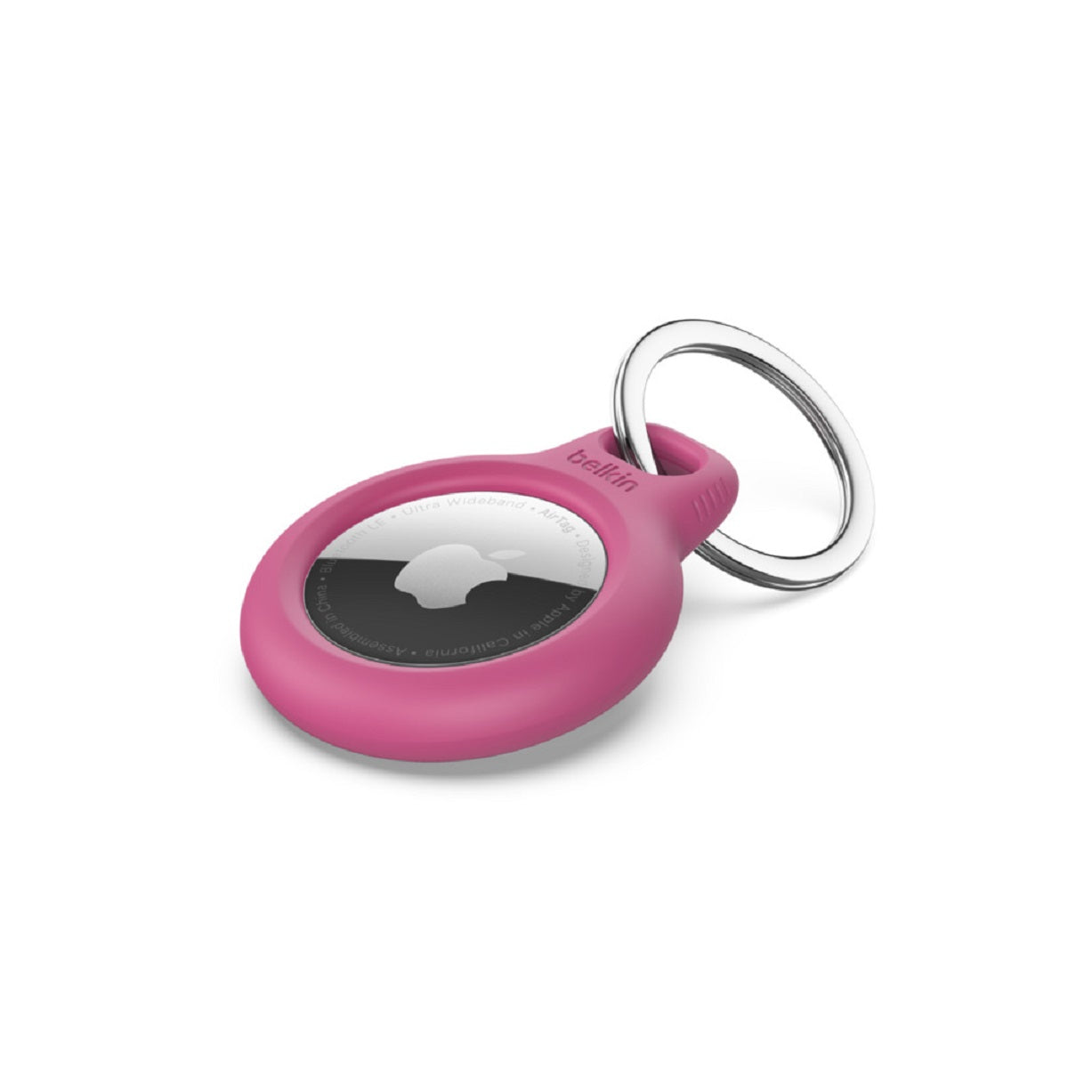Belkin AirTag Holder with Keychain - Durable Protective Case for Apple AirTag - Perfect for Keys, Bags & Luggage Tracking