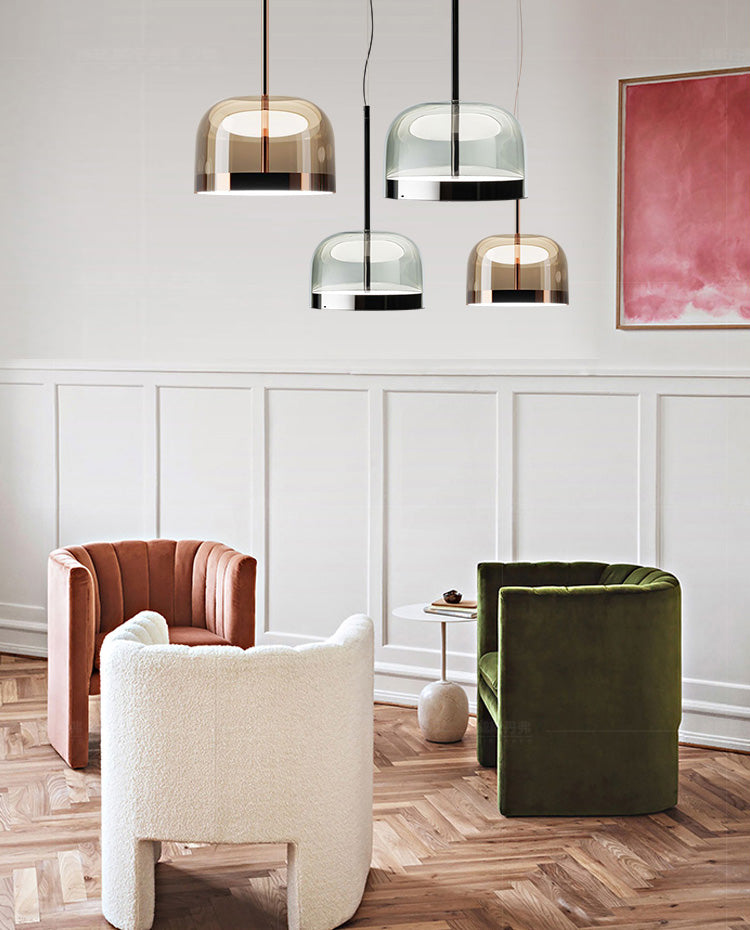 EQUATORE Large Modern Suspension Lamp - Stylish Pendant Light for Living Room, Dining Room, and Bedroom Lighting